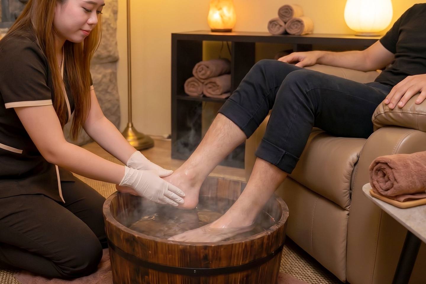 Foot scrub service — Care 22 Bangkok