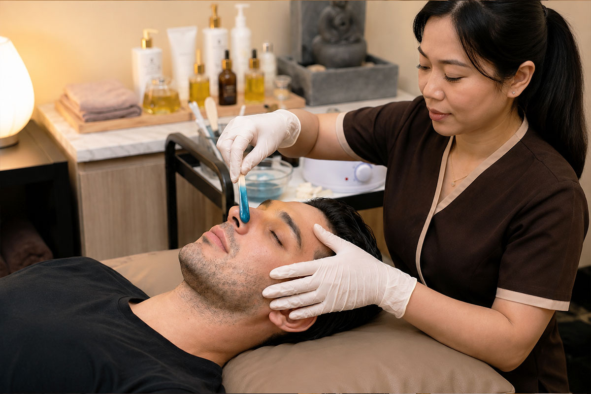 Nose waxing treatment — Care 22 Bangkok